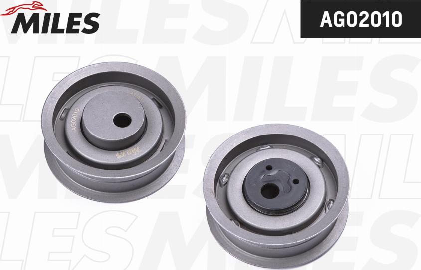 Miles AG02010 - Натяжной ролик, зубчатый ремень ГРМ www.autospares.lv