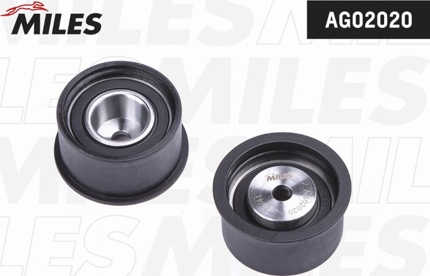 Miles AG02020 - Deflection / Guide Pulley, timing belt www.autospares.lv