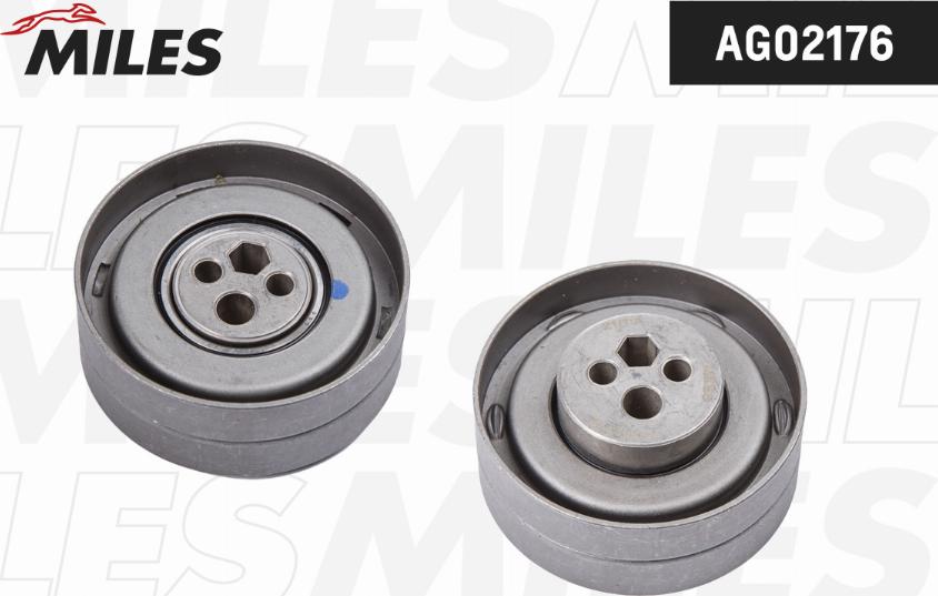 Miles AG02176 - Tensioner Pulley, timing belt www.autospares.lv