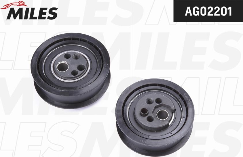 Miles AG02201 - Натяжной ролик, зубчатый ремень ГРМ www.autospares.lv