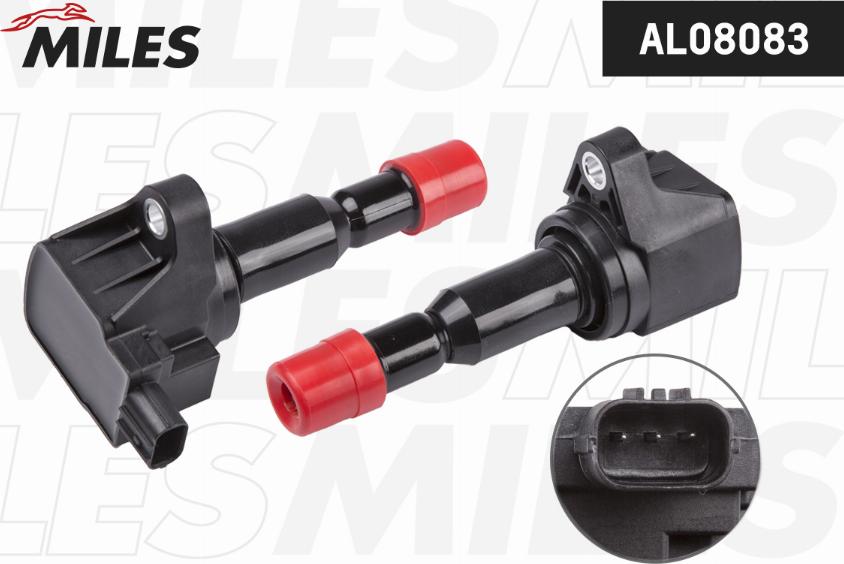 Miles AL08083 - Катушка зажигания www.autospares.lv