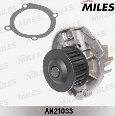 Miles AN21033 - Water Pump www.autospares.lv