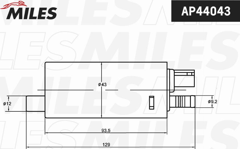 Miles AP44043 - Degvielas sūknis autospares.lv