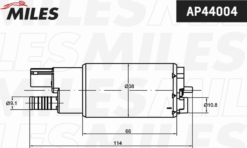 Miles AP44004 - Degvielas sūknis www.autospares.lv