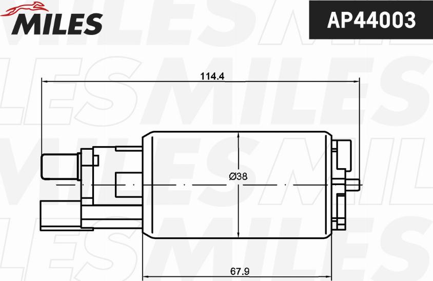 Miles AP44003 - Degvielas sūknis www.autospares.lv