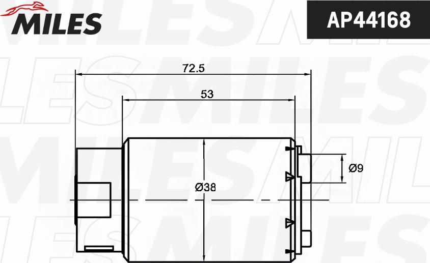 Miles AP44168 - Degvielas sūknis autospares.lv