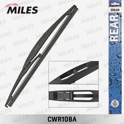 Miles CWR10BA - Stikla tīrītāja slotiņa www.autospares.lv