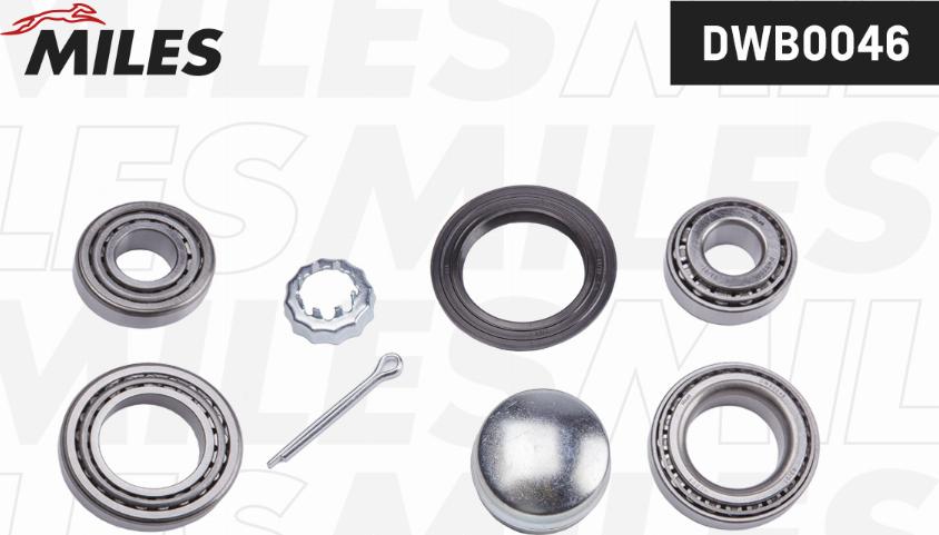 Miles DWB0046 - Wheel hub, bearing Kit www.autospares.lv