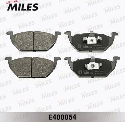 Miles E400054 - Тормозные колодки, дисковые, комплект www.autospares.lv