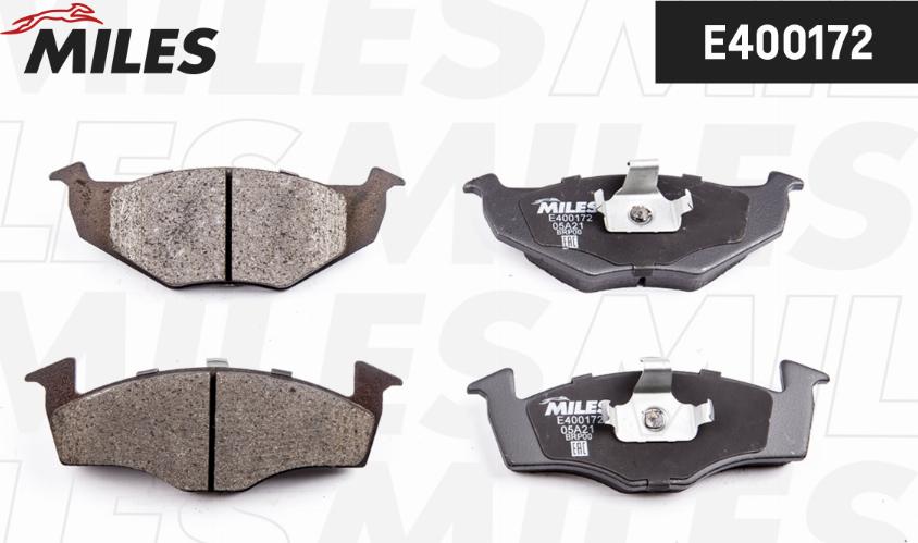 Miles E400172 - Brake Pad Set, disc brake www.autospares.lv