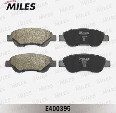 Miles E400395 - Brake Pad Set, disc brake www.autospares.lv