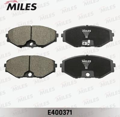 Miles E400371 - Тормозные колодки, дисковые, комплект www.autospares.lv