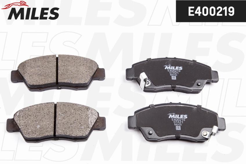 Miles E400219 - Brake Pad Set, disc brake www.autospares.lv