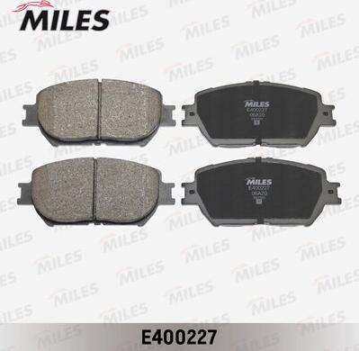 Miles E400227 - Brake Pad Set, disc brake www.autospares.lv