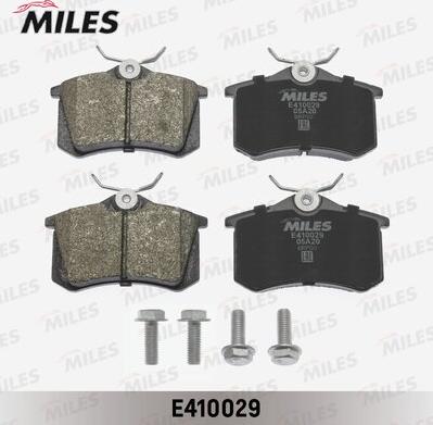 Miles E410029 - Тормозные колодки, дисковые, комплект www.autospares.lv