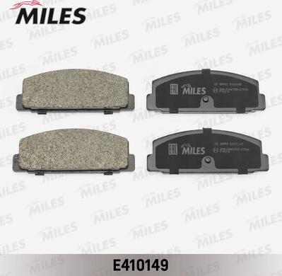 Miles E410149 - Bremžu uzliku kompl., Disku bremzes www.autospares.lv