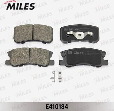 Miles E410184 - Brake Pad Set, disc brake www.autospares.lv