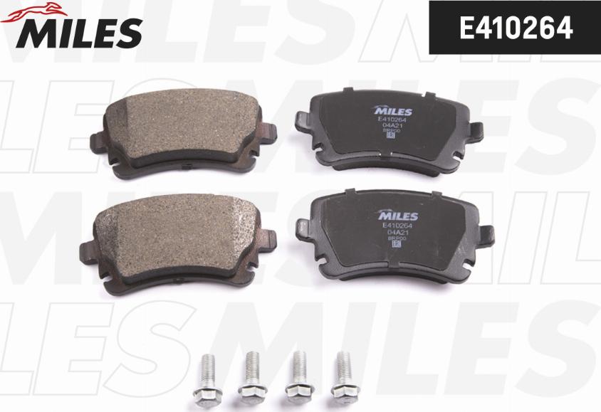 Miles E410264 - Brake Pad Set, disc brake www.autospares.lv