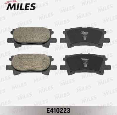 Miles E410223 - Тормозные колодки, дисковые, комплект www.autospares.lv