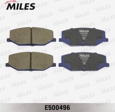 Miles E500496 - Brake Pad Set, disc brake www.autospares.lv