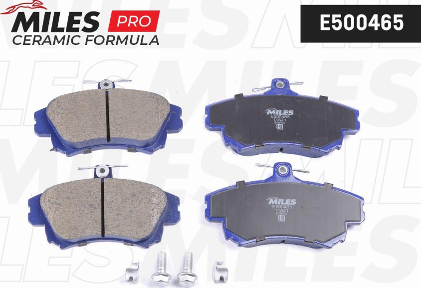 Miles E500465 - Brake Pad Set, disc brake www.autospares.lv