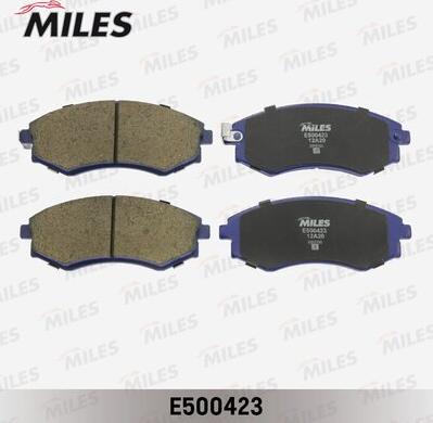 Miles E500423 - Тормозные колодки, дисковые, комплект www.autospares.lv