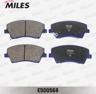 Miles E500568 - Bremžu uzliku kompl., Disku bremzes autospares.lv