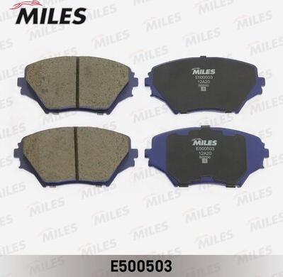 Miles E500503 - Brake Pad Set, disc brake www.autospares.lv