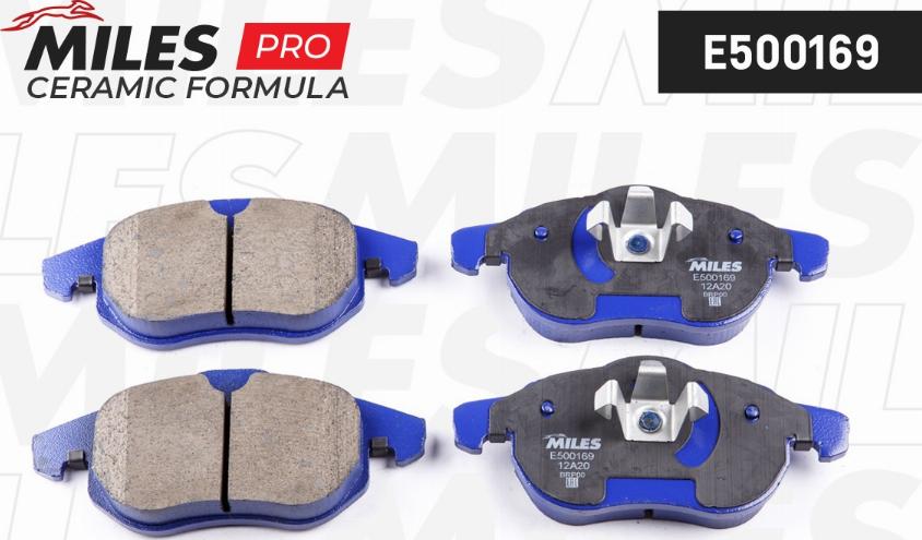 Miles E500169 - Brake Pad Set, disc brake www.autospares.lv