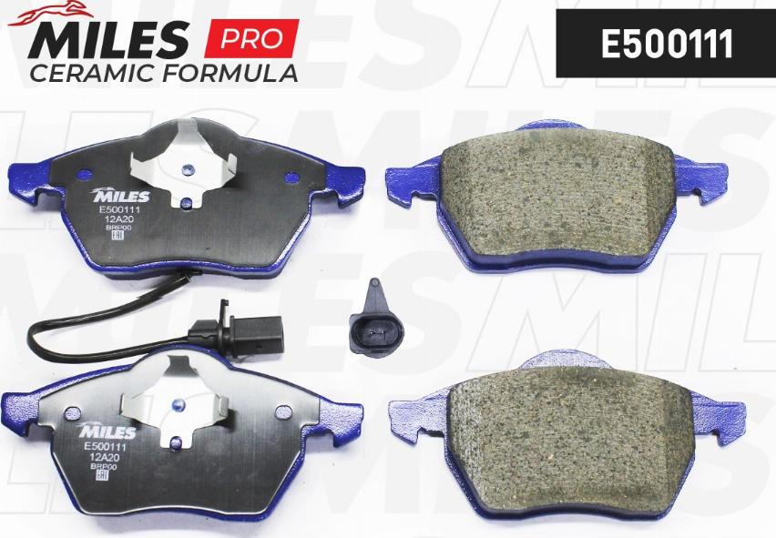 Miles E500111 - Brake Pad Set, disc brake www.autospares.lv