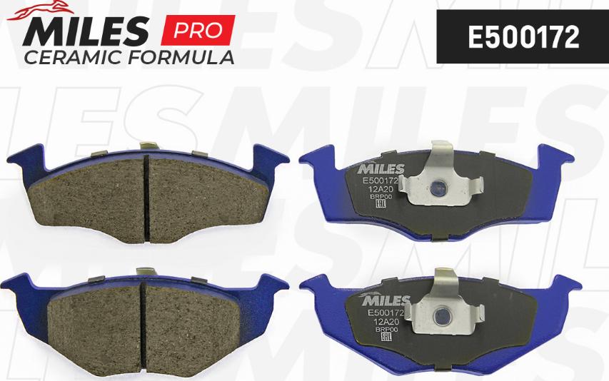 Miles E500172 - Brake Pad Set, disc brake www.autospares.lv