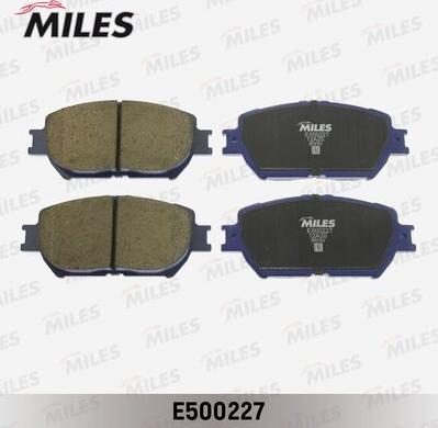 Miles E500227 - Bremžu uzliku kompl., Disku bremzes www.autospares.lv