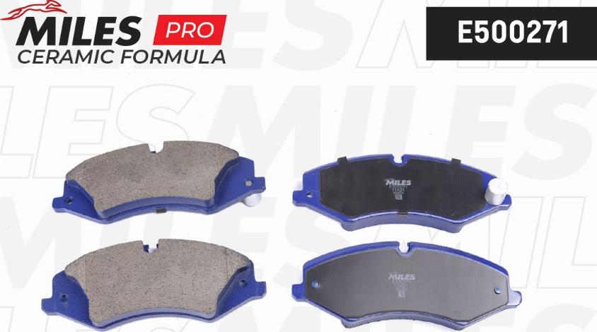 Miles E500271 - Brake Pad Set, disc brake www.autospares.lv