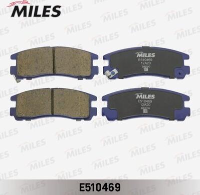 Miles E510469 - Bremžu uzliku kompl., Disku bremzes www.autospares.lv