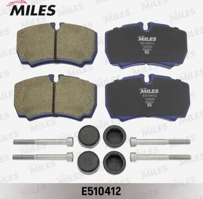 Miles E510412 - Brake Pad Set, disc brake www.autospares.lv