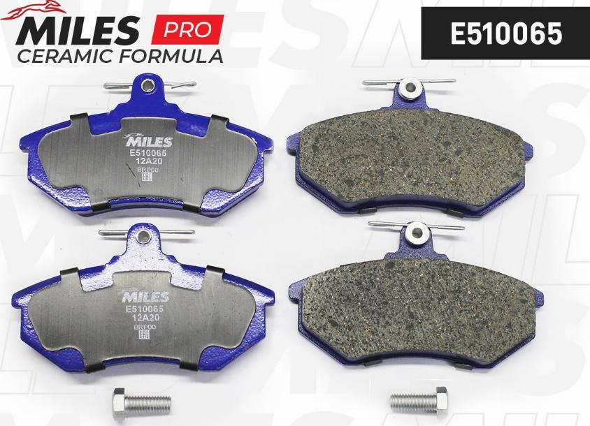 Miles E510065 - Brake Pad Set, disc brake www.autospares.lv