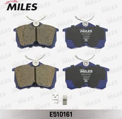 Miles E510161 - Brake Pad Set, disc brake www.autospares.lv