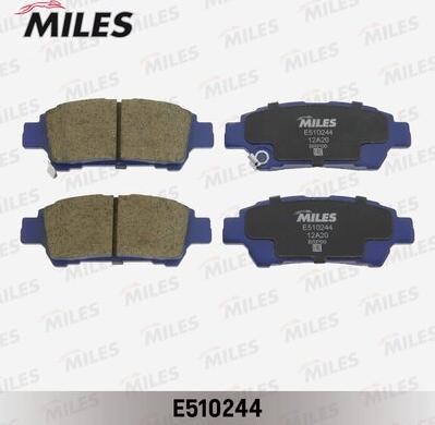 Miles E510244 - Brake Pad Set, disc brake www.autospares.lv