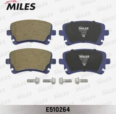 Miles E510264 - Bremžu uzliku kompl., Disku bremzes www.autospares.lv