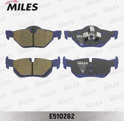 Miles E510262 - Brake Pad Set, disc brake www.autospares.lv