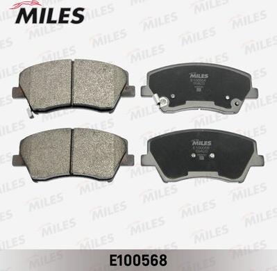 Miles E100568 - Bremžu uzliku kompl., Disku bremzes autospares.lv