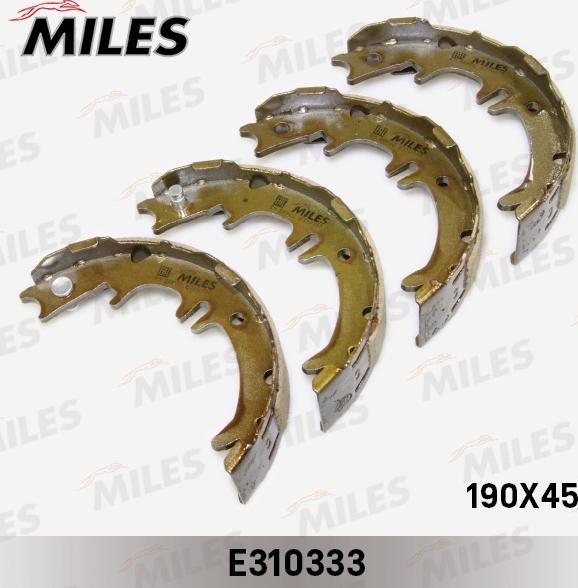 Miles E310333 - Комплект тормозов, ручник, парковка www.autospares.lv