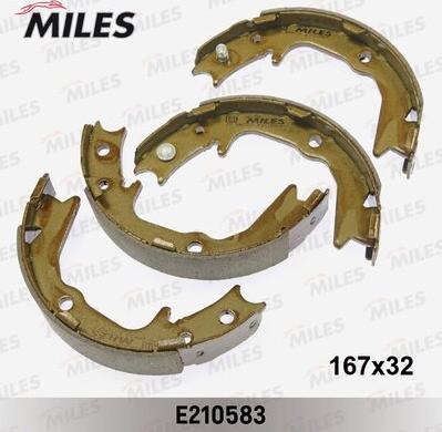 Miles E210583 - Brake Shoe Set, parking brake www.autospares.lv