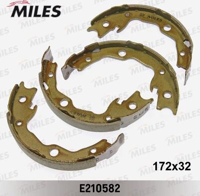 Miles E210582 - Brake Shoe Set, parking brake www.autospares.lv