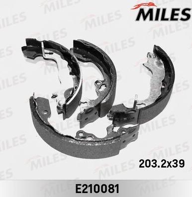 Miles E210081 - Bremžu loku komplekts www.autospares.lv