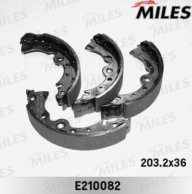 Miles E210082 - Bremžu loku komplekts www.autospares.lv