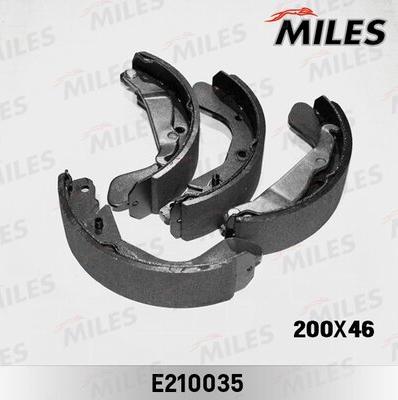 Miles E210035 - Bremžu loku komplekts www.autospares.lv