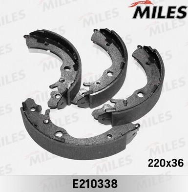 Miles E210338 - Bremžu loku komplekts www.autospares.lv