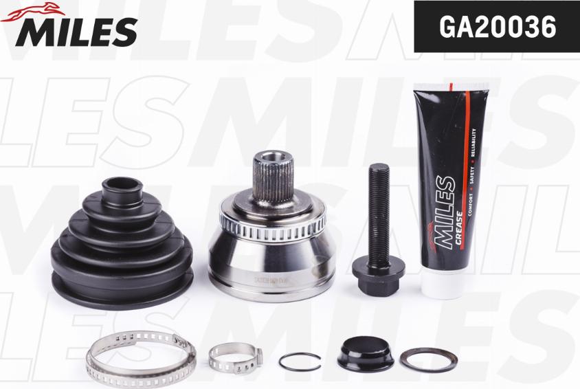 Miles GA20036 - Joint Kit, drive shaft www.autospares.lv