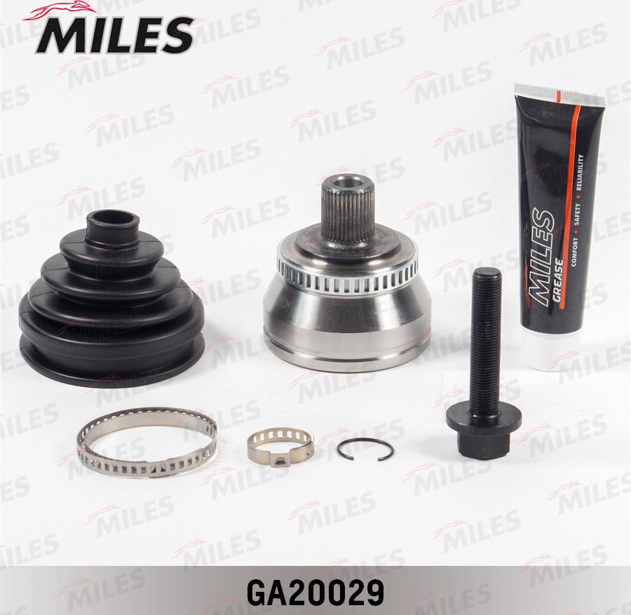 Miles GA20029 - Шарнирный комплект, ШРУС, приводной вал www.autospares.lv